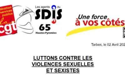 LUTTONS CONTRE LES VIOLENCES SEXUELLES ET SEXISTES