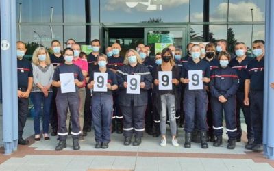 [Campagne de vaccination contre la COVID au parc des Expo de Tarbes]