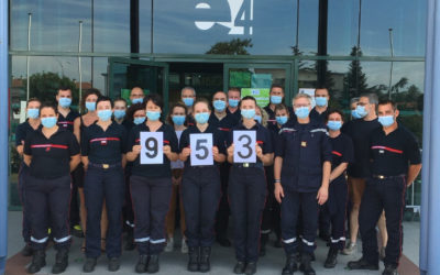 [Campagne de vaccination contre la COVID au parc des Expo de Tarbes]